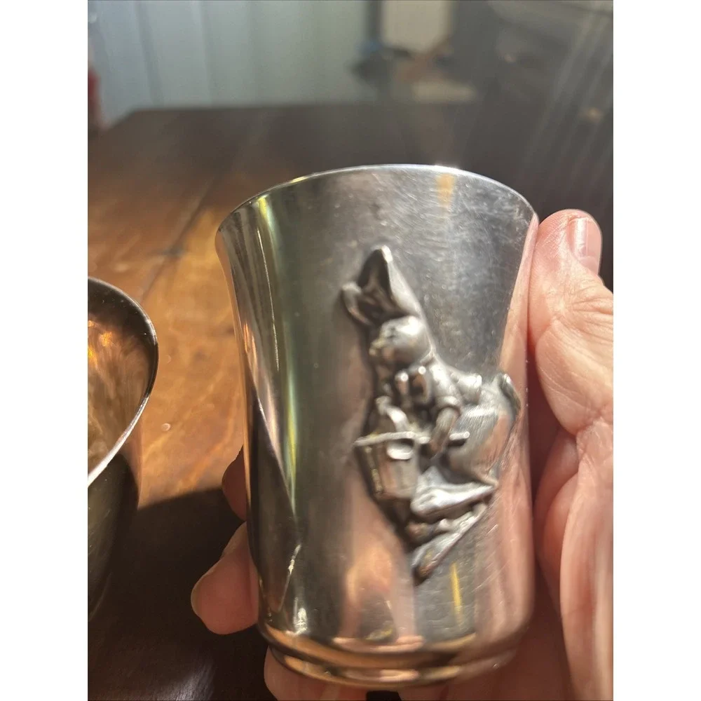 Silver Plated Vintage‎ Lot. Candle Snuffer, Bowl, Childs Cup. Napier, P. Revere
